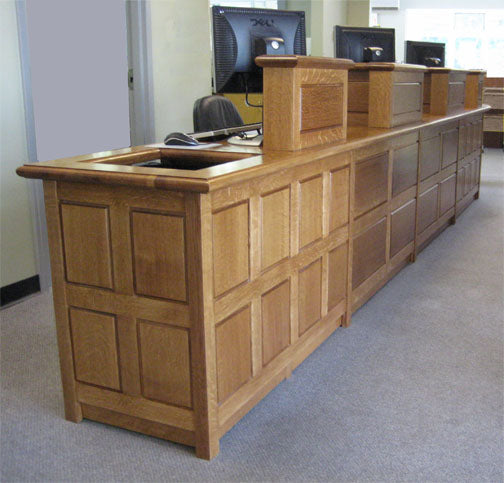 Public Library Circulation Desk