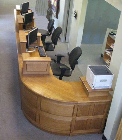 Public Library Circulation Desk